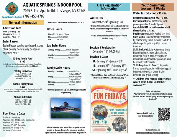 Clark County Parks & Recreation Winter 2025 Brochure - Page 4