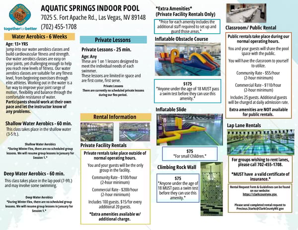 Clark County Parks & Recreation Winter 2025 Brochure - Page 7
