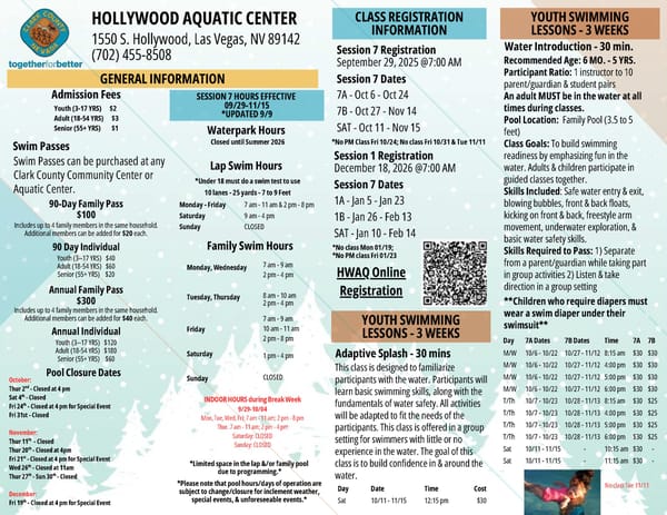 Clark County Parks & Recreation Winter 2025 Brochure - Page 13