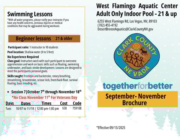 Clark County Parks & Recreation Winter 2025 Brochure - Page 17