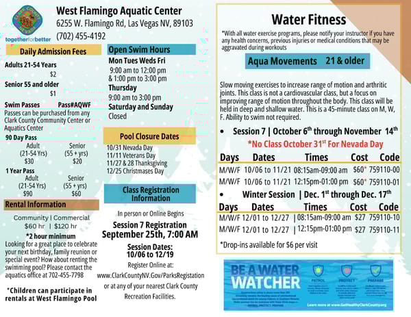 Clark County Parks & Recreation Winter 2025 Brochure - Page 18