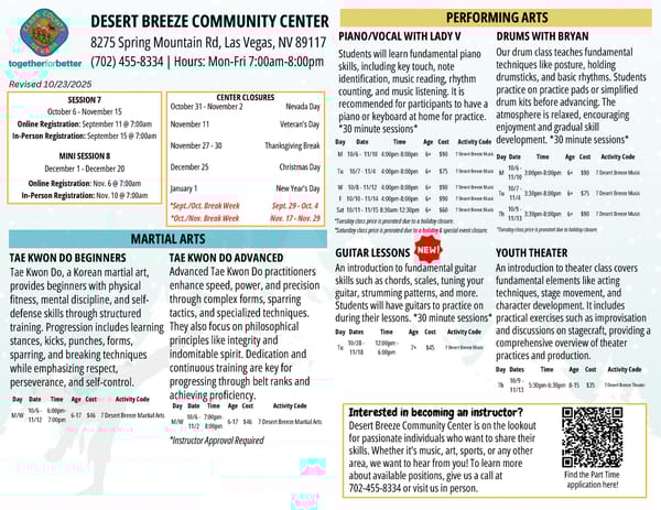 Clark County Parks & Recreation Winter 2025 Brochure - Page 21