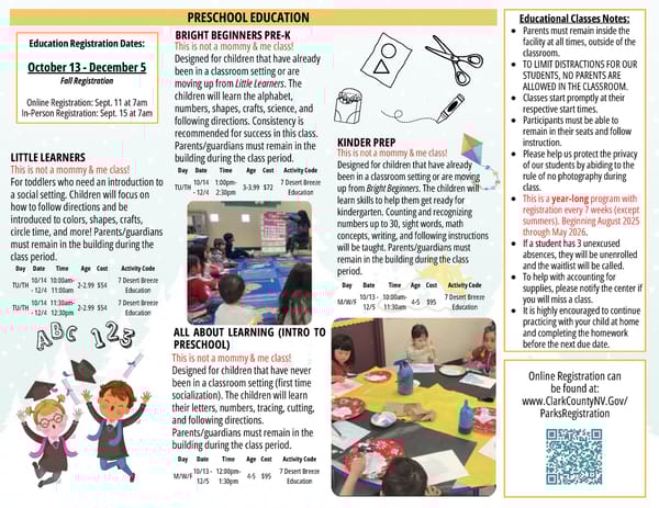 Clark County Parks & Recreation Winter 2025 Brochure - Page 22