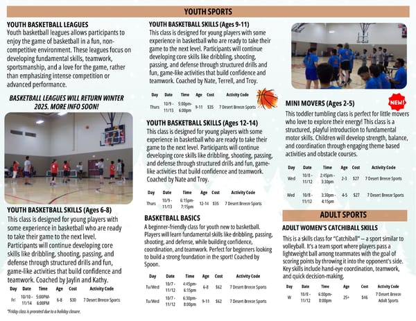 Clark County Parks & Recreation Winter 2025 Brochure - Page 23