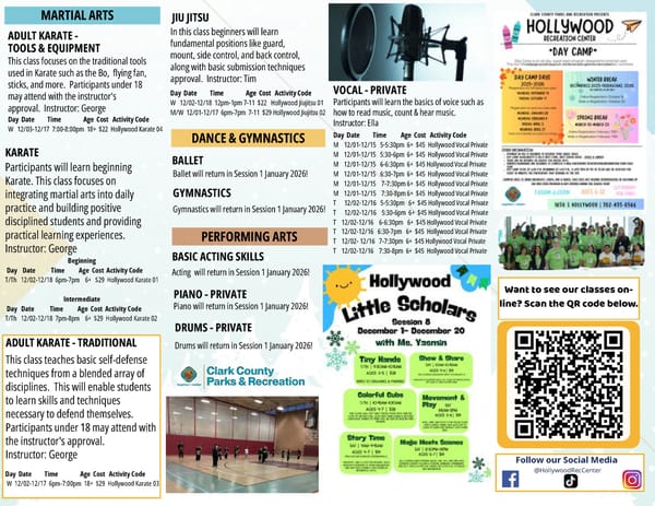 Clark County Parks & Recreation Winter 2025 Brochure - Page 32