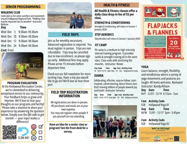 Clark County Parks & Recreation Winter 2025 Brochure - Page 33