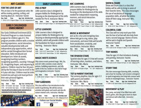 Clark County Parks & Recreation Winter 2025 Brochure - Page 34