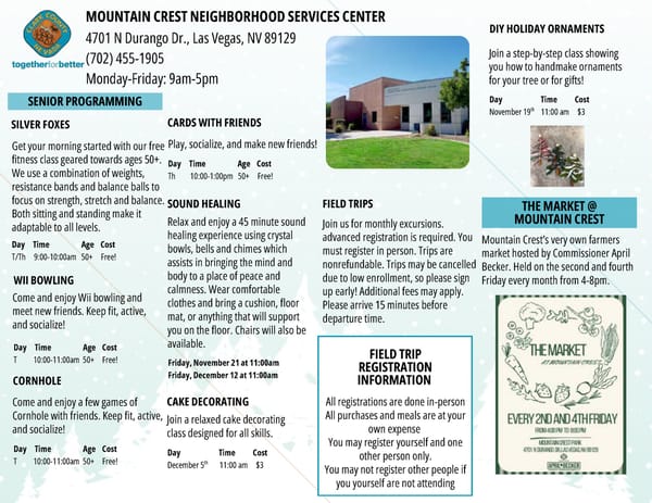 Clark County Parks & Recreation Winter 2025 Brochure - Page 38