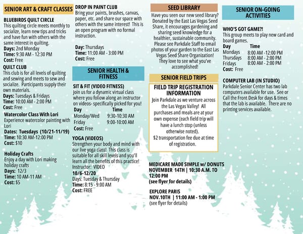 Clark County Parks & Recreation Winter 2025 Brochure - Page 49