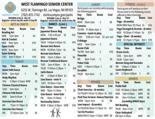 Clark County Parks & Recreation Winter 2025 Brochure - Page 51