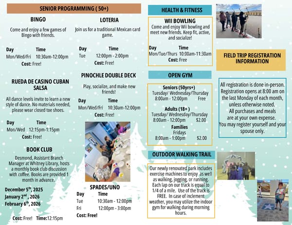 Clark County Parks & Recreation Winter 2025 Brochure - Page 58