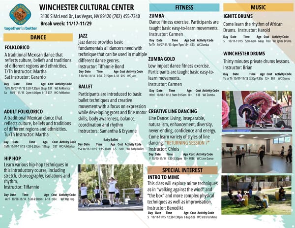 Clark County Parks & Recreation Winter 2025 Brochure - Page 59