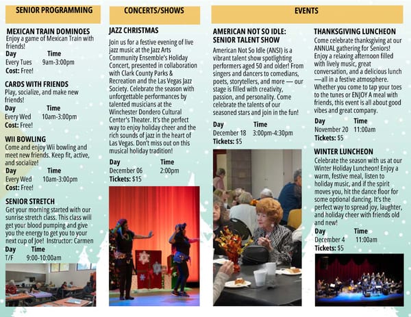 Clark County Parks & Recreation Winter 2025 Brochure - Page 60