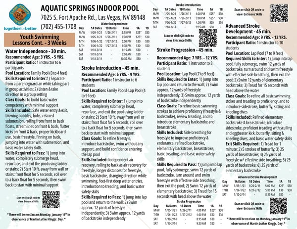 Clark County Parks & Recreation Winter 2025 Brochure - Page 4