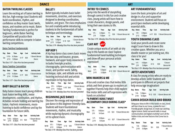 Clark County Parks & Recreation Winter 2025 Brochure - Page 14