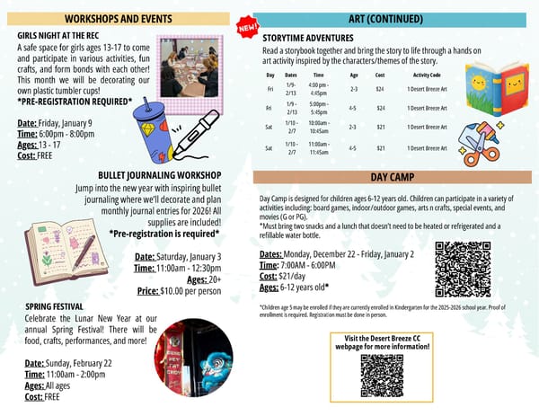 Clark County Parks & Recreation Winter 2025 Brochure - Page 15