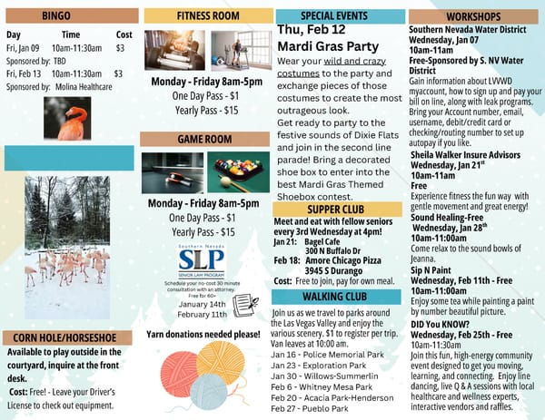 Clark County Parks & Recreation Winter 2025 Brochure - Page 29