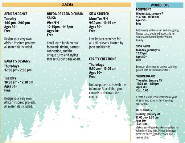 Clark County Parks & Recreation Winter 2025 Brochure - Page 34