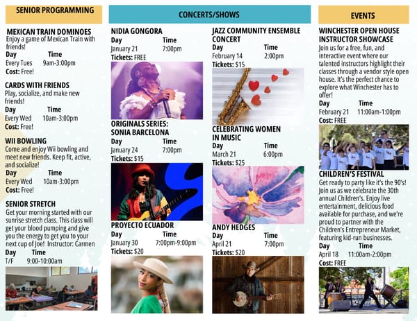 Clark County Parks & Recreation Winter 2025 Brochure - Page 38